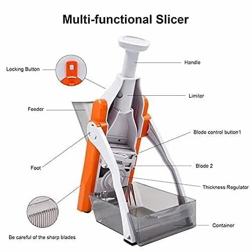 Plastic 4 in 1 vegetables slicer