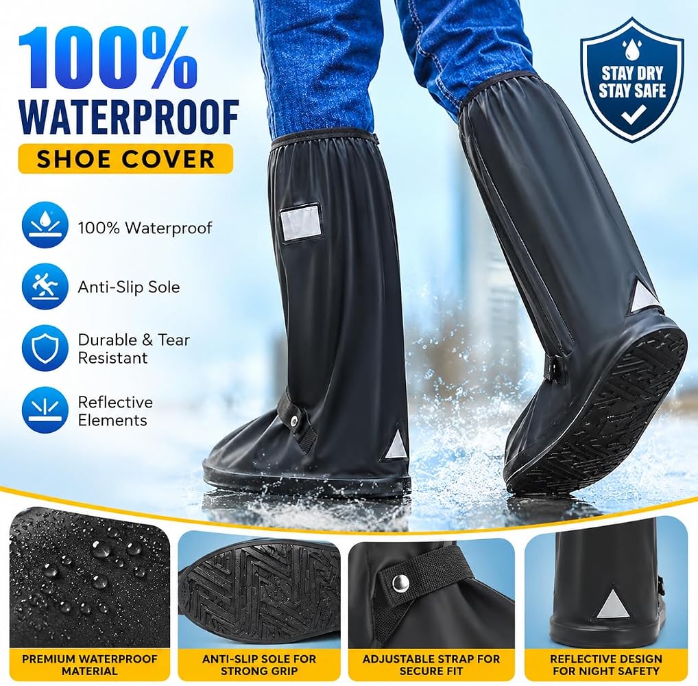 High Top Shoe Cover PVC