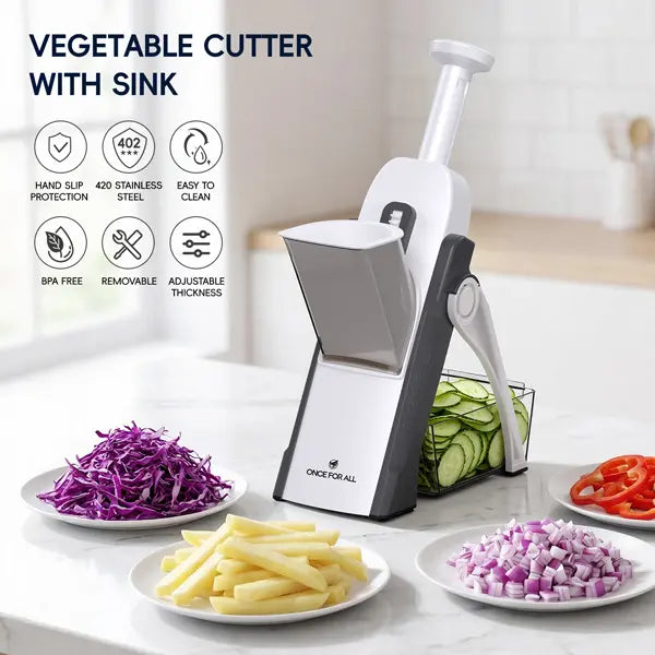 Plastic 4 in 1 vegetables slicer