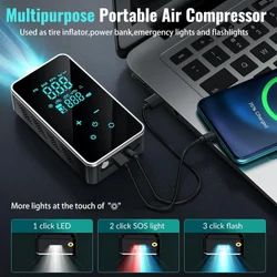 Tire Inflator Portable Air Compressor
