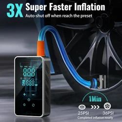 Tire Inflator Portable Air Compressor